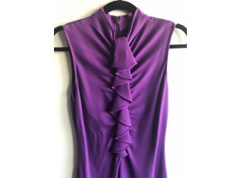 Elie Tahari Purple Dress Size 0, Like New