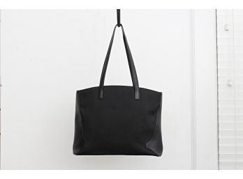 Cole Haan Black Leather & Nylon Bag