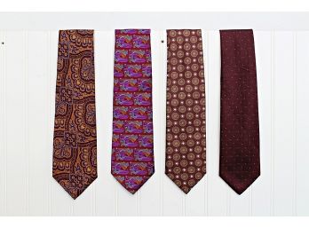 Four NEW Neckties, XMI & Today's Man