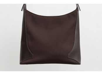 Cole Haan Brown Leather & Nylon Tote