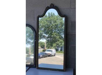 Distressed Green Arched Wood  Framed Mirror Measures 20' X 44'