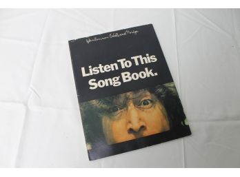 Rare Listen To This Song Book Walls And Bridges By John Lennon