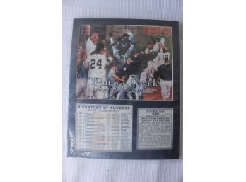 New York Yankees Team Of The Decade Matted 11' X 14' Front Page News Picture