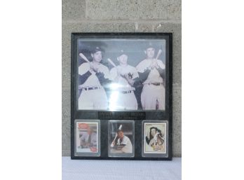 Dimaggio, Mantle And Williams - Legends Of Baseball Plaque