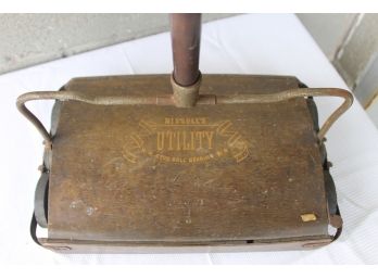 Antique Bissell Wood Floor Utility Sweeper