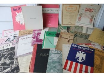 Sheet Music Lot #2 Including My Fair Lady, Mexican Melodies, J. Wagner Etc.