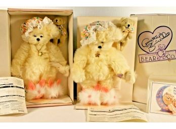 Dreamkeeper Bear Set Of Two By Annette Funicello Bear Co. In Boxes