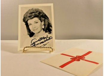 Autographed 5 X 7 Black And White Photo Of Annette Funicello