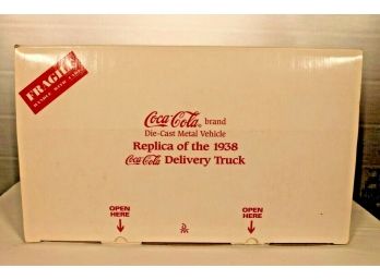 1938 GM Coca-cola Delivery Truck From The Danbury Mint - Like New In Box