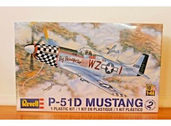 P-51D Mustang  Fighter Plane Model Kit By Revell 1:48 Scale - New In Box