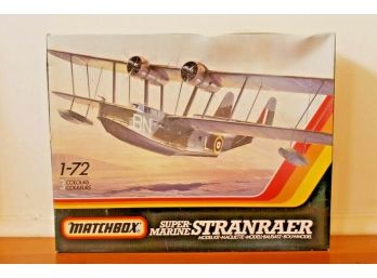 Super-Marine Stranraer Airplane Model Kit By Matchbox 1:72 Scale