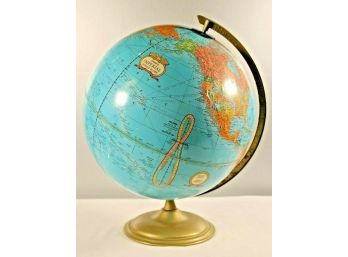 Vintage George Cram's Imperial World Globe 16' Tall