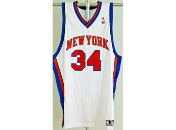 Game Issued Antonio McDyess #34 Autographed N.Y. Knicks Jersey - Size 56