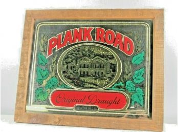 Vintage Plank Road Original Draught Beer Bar Mirror