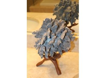 Piece Of Blue Coral With Stand 9' X 11'
