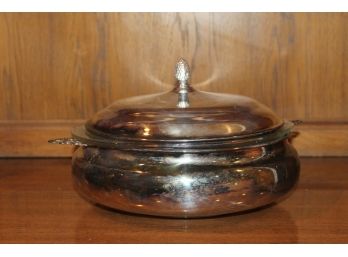 Sheffield Silver Co.1128 Serving Dish With Pyrex Insert