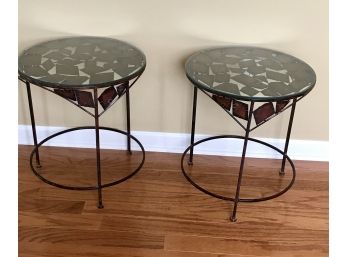 Cool And Unique Glass Top End Tables