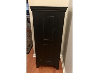 Tall Wooden Accent Cabinet