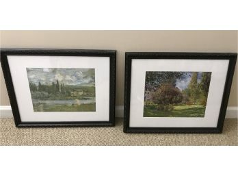 Pair Of Nicely Detailed Framed Pictures
