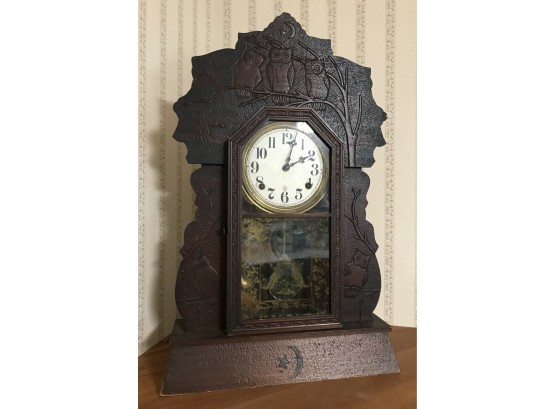 Great Little Gilbert Clock Co. 'Owl' Mantel Clock