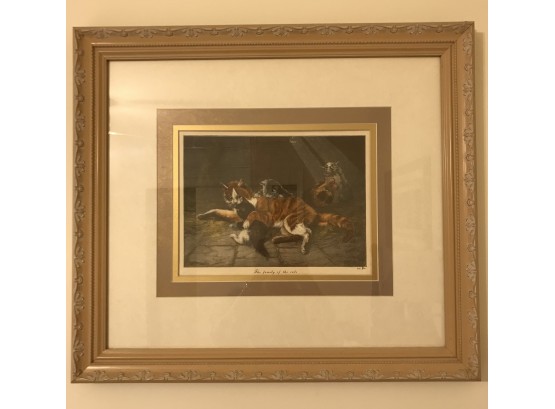 Framed Print 'The Family Of The Cats'