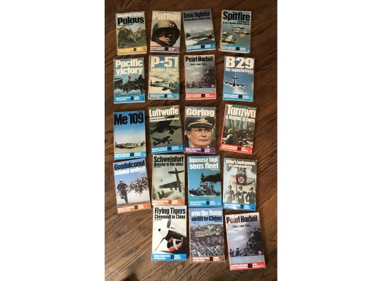 Large Lot Of Soft Cover Military Books