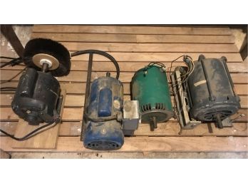 Four Motors For Parts Or Scrap- Not Working