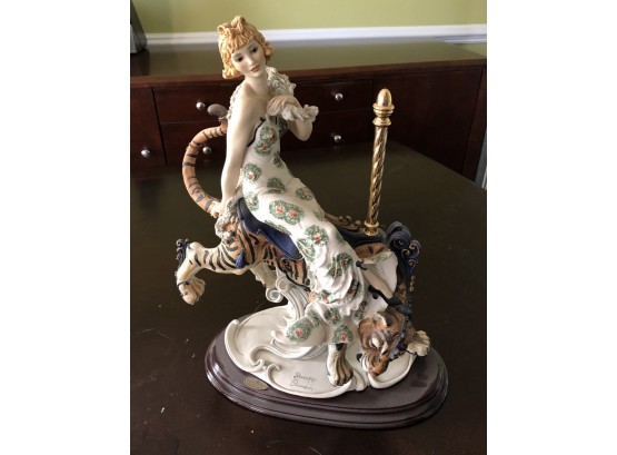 Giuseppe Armani For Capodimonte 'Carousel Tiger Lily' Limited Edition 271/5000 Porcelain Figurine