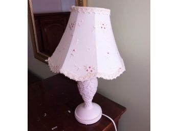 Shabby Chic Porcelain Base Table Lamp