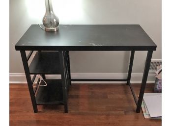Contemporary Painted Black Wooden Desk