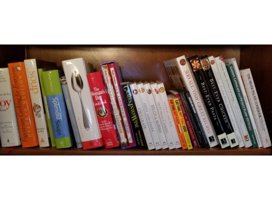 Collection Of Mostly Hardcover Cuisine Anthologies And Cookbooks