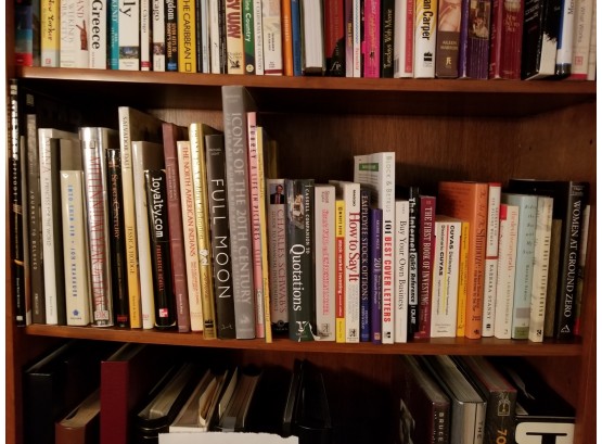 Collection Of Non Fiction Books Mostly Art, Self-Help And Motivational