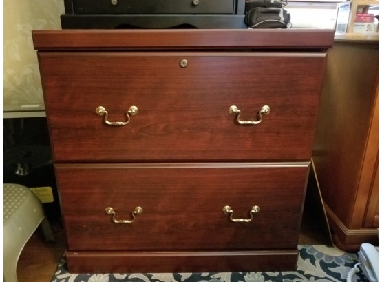 Vintage Wooden 2 Drawers Chest Of Drawers/ Nightstand (2 Of 2)