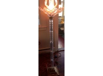 Beautiful Flame Glass Torchiere