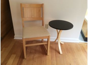 Chair And Side Table