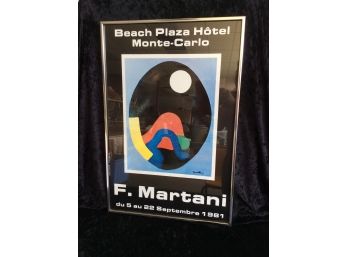 Beach Plaza Hotel Framed Poster