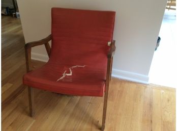 Mid Century Modern Chair In Need Of Repair