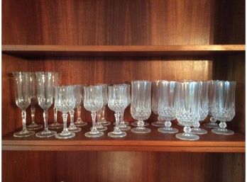Set Of Beautiful Stemware Glasses