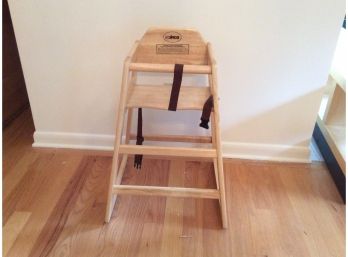 Restaurant Style Solid Wood Highchair