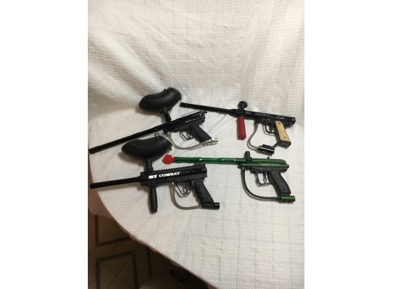 Lot Of 4 Paintball Guns
