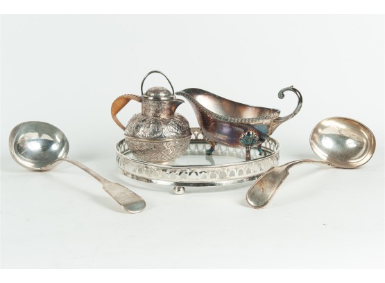 Collection Hallmarked Silver Serving Items