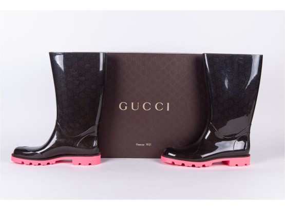 Gucci Rain Boots, Size 41