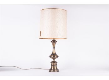 Vintage Antiqued Brass Lamp