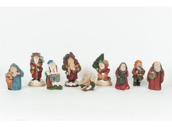 Collection June McKenna Santa Figurines