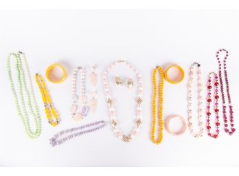 Vintage Acetate Jewelry Collection