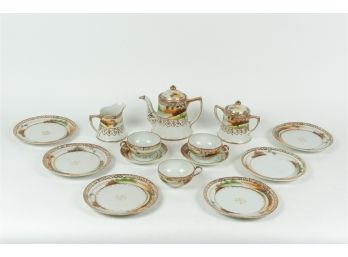 Japanese Nippon Porcelain Coffee Set