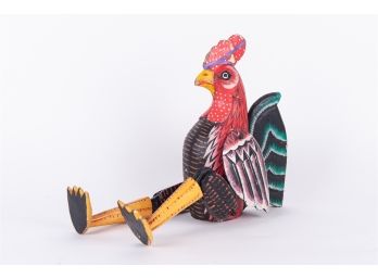 Pier One Wooden Rooster Figurine