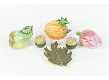 Collection Of Fruit Form Ceramics