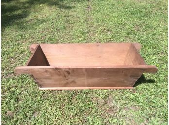 Large Wood Storage Bucket Container