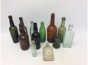 Mixed Lot Of Glass Bottles